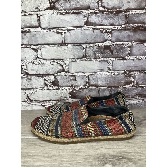 PATARA Chiang Mai Seeker MultiColor Fabric Slip On Loafers Sneakers Men 41EU/8M - Picture 1 of 16